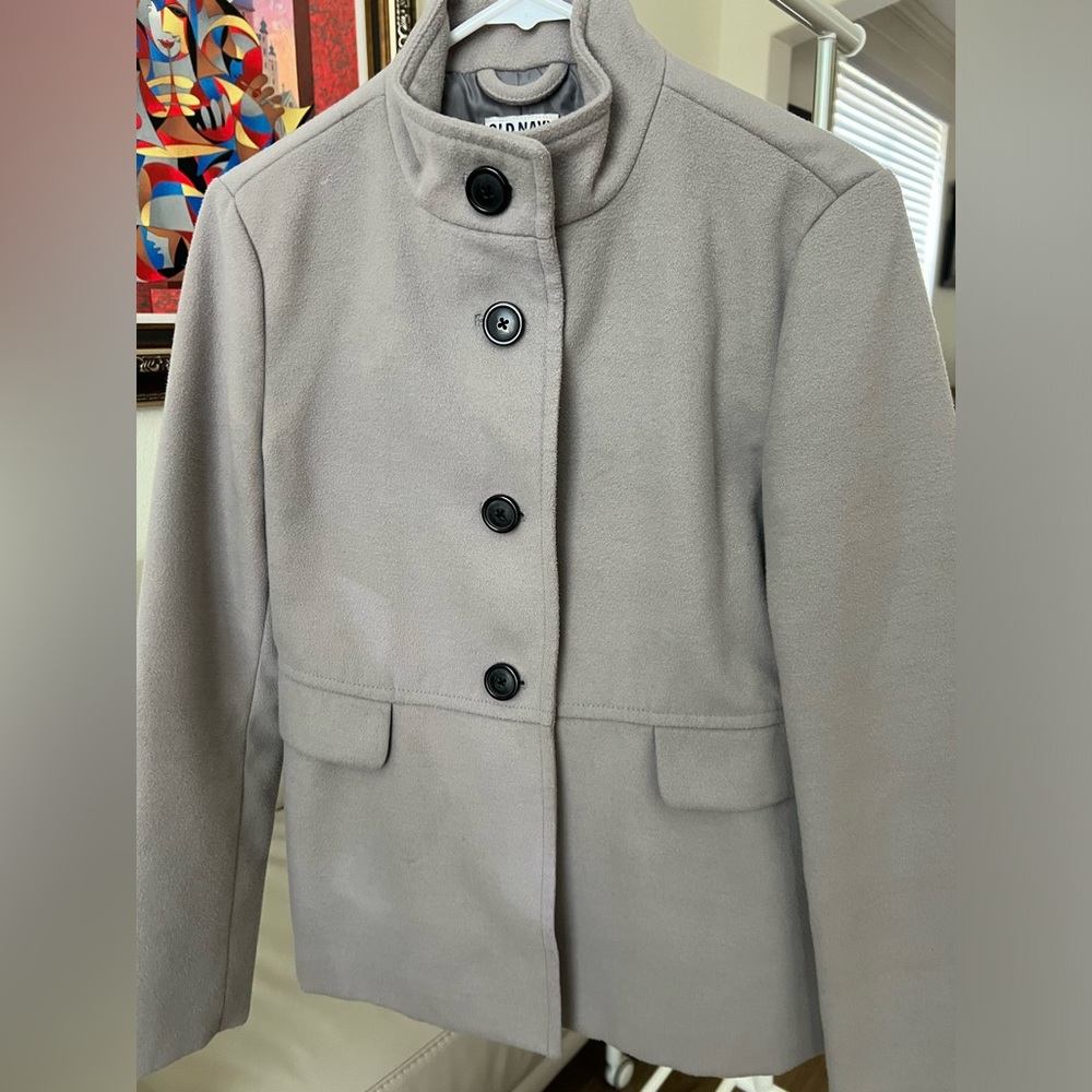 Old Navy Grey Winter Jacket/ Coat